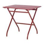 IKEA MÄLARÖ rode inklapbare tuintafel, Eettafel, Hardhout, Zo goed als nieuw, Tuinset