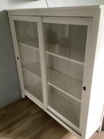 Vitrine kast meidenkast servieskast, Huis en Inrichting, Kasten | Vitrinekasten, Ophalen, Met deur(en), 100 tot 150 cm, Zo goed als nieuw