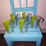 Senseo glazen met groen logo 5 stuks, Huis en Inrichting, Keuken | Servies, Ophalen, Glas of Glazen, Overige stijlen, Glas