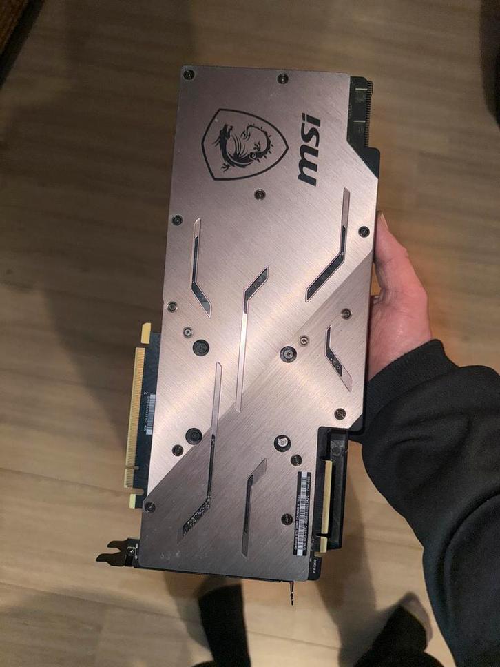 MSI GeForce RTX 2080 Gaming X Trio, Computers en Software, Videokaarten, Gebruikt, Nvidia, PCI-Express 3.0, GDDR6, HDMI, Ophalen