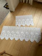 Twee stukjes vintage gordijn, Ophalen of Verzenden, 50 tot 100 cm, Minder dan 100 cm