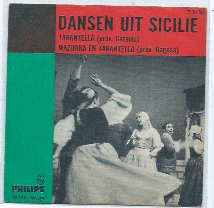 Dansen uit Sicilie- Tarantella, Cd's en Dvd's, Vinyl Singles, Zo goed als nieuw, Nederlandstalig, Verzenden