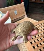 Messing schildpad met opbergruimte in het schild, Ophalen of Verzenden