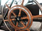 Klassiek houten scheepsstuurwiel met RVS accenten, Ophalen, Zo goed als nieuw, Motorboot of Zeilboot