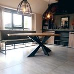 Zwaardtafel Le Havre eiken | 200x100cm | H76cm | Top tafels, Ophalen, 100 tot 150 cm, Eikenhout, Zwaardtafels zijn unieke tafels en levering door heel Nederland