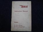 BSA Bantam D1 125cc  D7  175cc 1959 instruction manual, Motoren, Overige merken