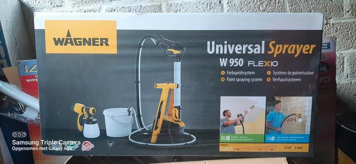 Wagner Universal Sprayer W 950 FLEXiO - Nieuw in doos, Doe-het-zelf en Verbouw, Schildersmaterialen, Nieuw, Verfspuit of Verfpomp