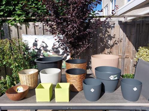 Allerhande bloempotten in zeer goede staat, Tuin en Terras, Bloempotten, Zo goed als nieuw, Binnen, Balkon, Tuin, Ophalen