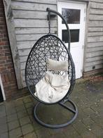 Hangstoel Ei-model, Tuin en Terras, Ophalen, Gebruikt, Metaal