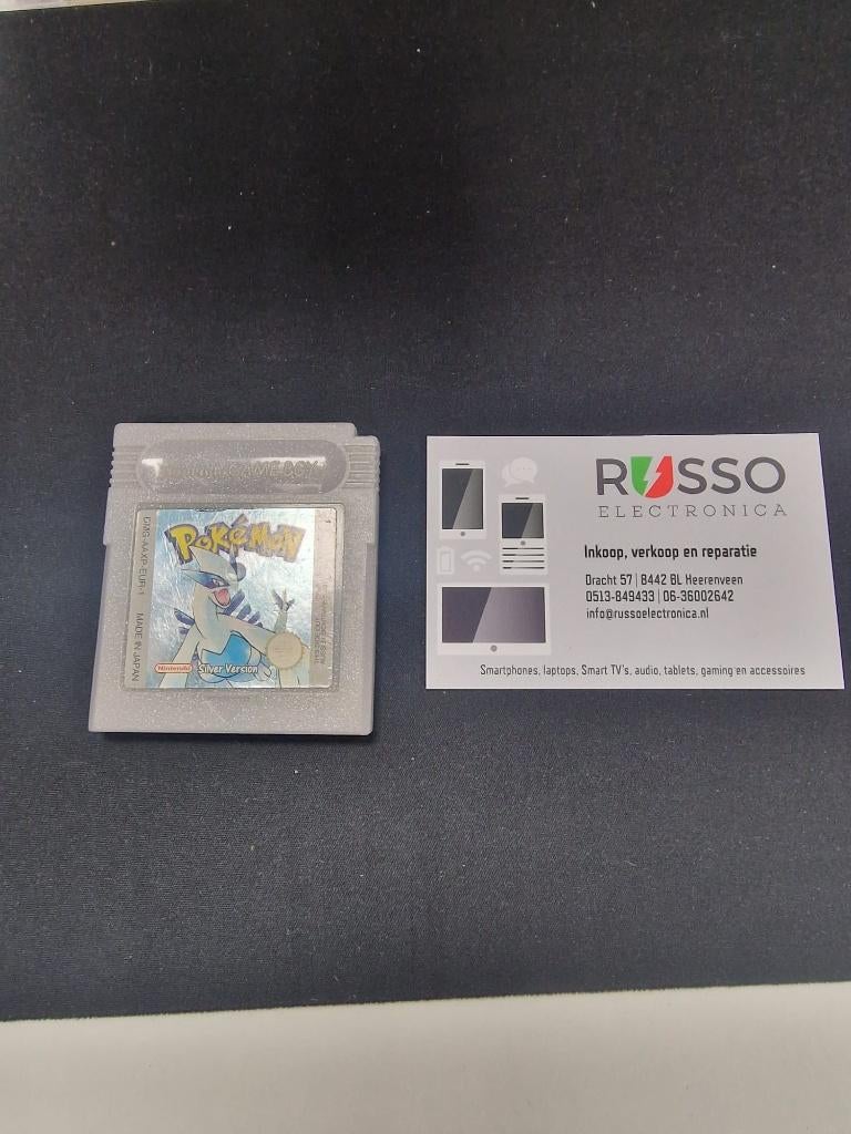 Gameboy classic Game Pokemon silver, Spelcomputers en Games, Nintendo, Nintendo, 1 speler, Ophalen of Verzenden