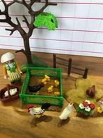 Playmobil boerin met kippen., Kinderen en Baby's, Speelgoed | Playmobil, Complete set, Ophalen of Verzenden, Zo goed als nieuw