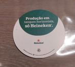 Bierviltje Heineken export Brazilië 8, Verzamelen, Biermerken, Ophalen of Verzenden, Zo goed als nieuw, Viltje(s), Heineken