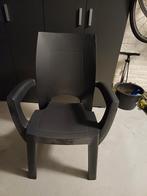 Stapelbare tuinstoelen, set van 4, Ophalen, Gebruikt, Kunststof