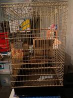 Papagaaien Kooi Messeng kleur, Dieren en Toebehoren, Ophalen, Gebruikt, Metaal, Vogelkooi