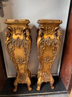 2 sokkels:zuilen in Regency-stijl (barok), Ophalen, Zo goed als nieuw