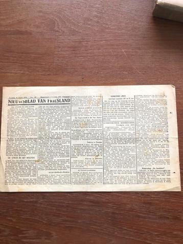 6 April 1945 Hepkema 's Courant Nieuwsblad van Friesland. beschikbaar voor biedingen
