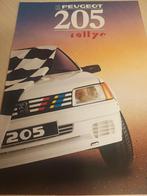 Zeldzame unieke 1988 Peugeot 205 Rallye folder izgst, Ophalen of Verzenden, Zo goed als nieuw, Peugeot