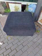 Mooie grote zwarte/donkerblauwe poef (80x80 cm), Huis en Inrichting, ., Vierkant, Zo goed als nieuw, .