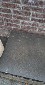 24 tegels antraciet 60x60x4cm gratis afhalen., Ophalen of Verzenden, Overige materialen