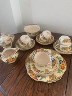 Vintage Theeservies john maddock MINERVA met Bloemmotief, Antiek en Kunst, Antiek | Servies compleet, Ophalen