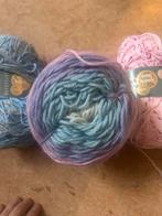 Lot van 4 bollen wol/garen action, Hobby en Vrije tijd, Breien en Haken, Ophalen of Verzenden, Nieuw, Breien of Haken, Wol of Garen