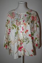 H&M linnen viscose blouse mt 42 44 XL, Kleding | Dames, Blouses en Tunieken, H&M, Verzenden, Wit, Maat 42/44 (L)