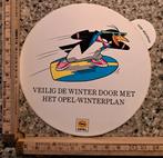 Vintage sticker Pinguïn snowboard strip Opel logo merk, Verzamelen, Ophalen of Verzenden, Zo goed als nieuw, Overige typen