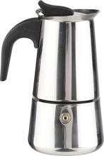 Generic moka espresso pot 2 kops, Ophalen of Verzenden, Zo goed als nieuw, Minder dan 4 personen