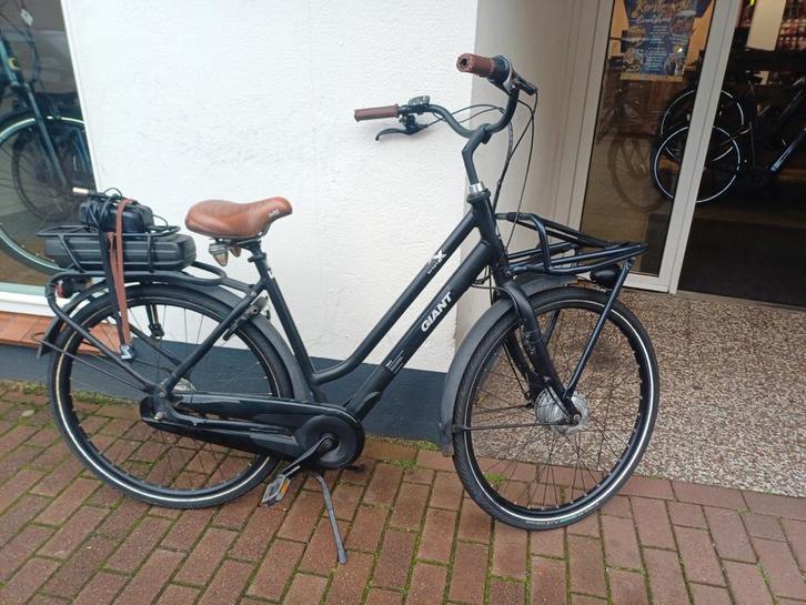 Giant Triple X Elektrische Transportfiets - Frame 55cm, Fietsen en Brommers, Fietsen | Dames | Damesfietsen, Gebruikt, Giant, Versnellingen