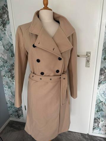 Nieuwe beige trenchcoat winterjas Smashed Lemon mt 42 XL beschikbaar voor biedingen