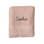 Kerst of Sint tip? Douchelaken geborduurd met naam, The River House, Info@theriverhouse.nl, Overige kleuren, Handdoek