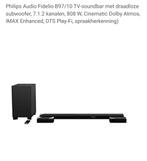 Philips Fidelio B97 Soundbar met Subwoofer, Ophalen of Verzenden, Met externe subwoofer, Zo goed als nieuw