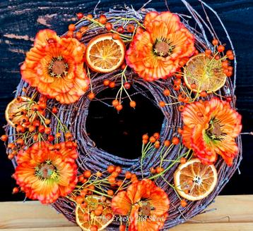 Herfstkrans 30 cm beschikbaar voor biedingen