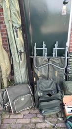 ***Complete karper set Fox Shimano + camo voerboot ***, Watersport en Boten, Hengelsport | Karpervissen, Ophalen, Gebruikt, Complete set