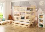 Nieuw Stapelbed GABI 160, 180, 200 Matrass pijnboom kleur, Verzenden, Nieuw, Stapelbed