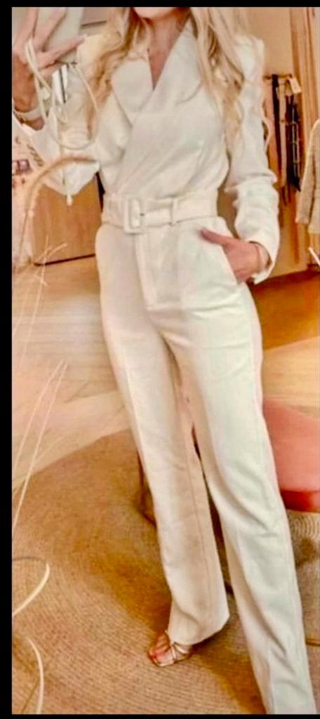 Creme, Cocoon White JoshV, Josh V jumpsuit, broekpak S., Kleding | Dames, Jumpsuits, Nieuw, Maat 36 (S), Beige, Ophalen of Verzenden