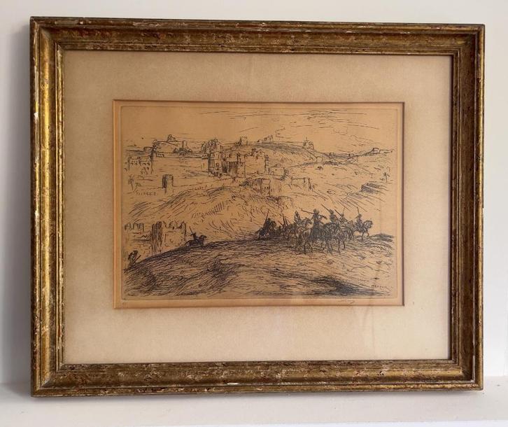 MARIUS BAUER, Antiek en Kunst, Kunst | Etsen en Gravures, Ophalen of Verzenden