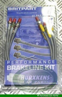 RVS remslangen set plus 40MM voor Range Rover Classic, Auto-onderdelen, Remmen en Aandrijving, Land Rover, Nieuw, Ophalen of Verzenden