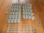 Partij H112=Lego trein rails, 130x Bocht + 52x Recht