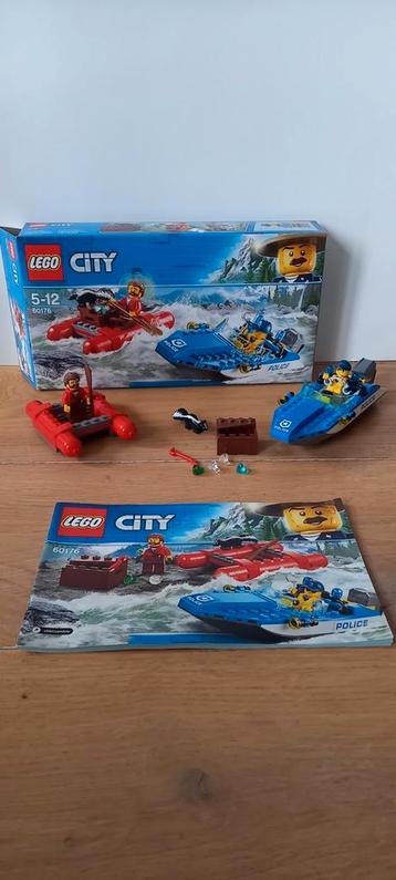 LEGO City 60176 Wilde Rivier Achtervolging met doos beschikbaar voor biedingen
