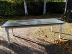 Doorleefde eettafel, hout, 240x100, Huis en Inrichting, Ophalen, Gebruikt, 200 cm of meer, 50 tot 100 cm