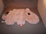 done by deer danish design nijlpaard roze velours gestreept, Kinderen en Baby's, Speelgoed | Knuffels en Pluche, Ophalen of Verzenden