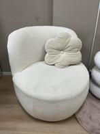 Teddy fauteuil wit, Ophalen, Minder dan 75 cm, Zo goed als nieuw, Stof