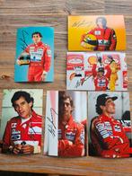 Fotopakket + handtekeningen Senna Ferrari - 6 stuks, Ophalen of Verzenden, Formule 1, Zo goed als nieuw
