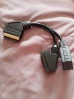 SCART Kabel spiltter, Ophalen of Verzenden, Gebruikt, Minder dan 2 meter, Scartkabel