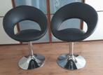 Draaistoelen 2x Draaistoel samen of per stuk stoelen zwart, Ophalen, Gebruikt, Zwart, Twee