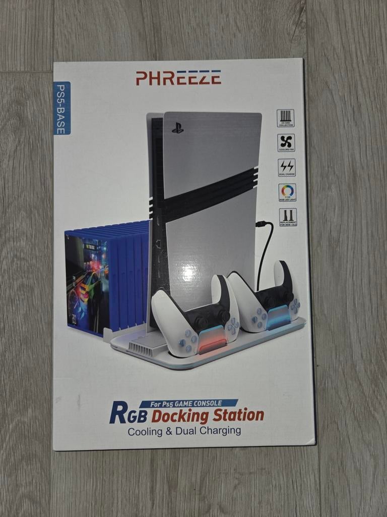 Phreeze Cooling & Dual Charging for ps5 game console, Ophalen of Verzenden, Zo goed als nieuw