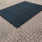 Rubberen fitness vloertegels 50x50 cm – NIEUW! (24 stuks), Ophalen, Nieuw, Fitnessmat