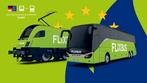 Flixbus voucher voor een enkele reis, Tickets en Kaartjes, Trein, Bus en Vliegtuig, Eén persoon, Bus, Metro of Tram, Algemeen kaartje