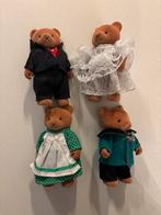 Sylvanian Families Beer Familie Set 4 stuks oa bruidspaar!, Ophalen of Verzenden, Gebruikt